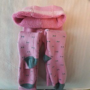 WARM COTTON TIGHTS SIZE 4-6 - COZY LINED - BRAND NEW NEVER WORN